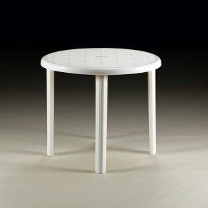 MESA REDONDA SFK 90 CMS. BLANCA
