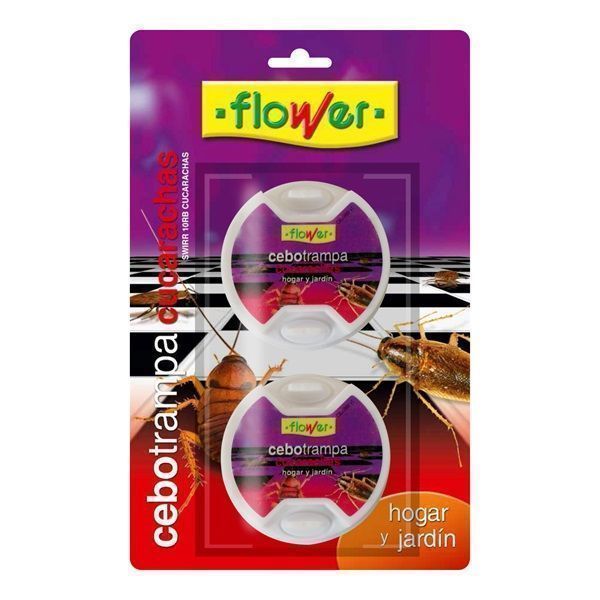 TRAMPA CEBO FLOWER CUCARACHAS (B/2 UDS.)