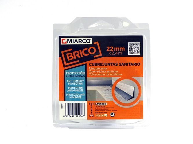 CUBRE JUNTAS MIARCO SANITARIO 22MM X 2,4MT