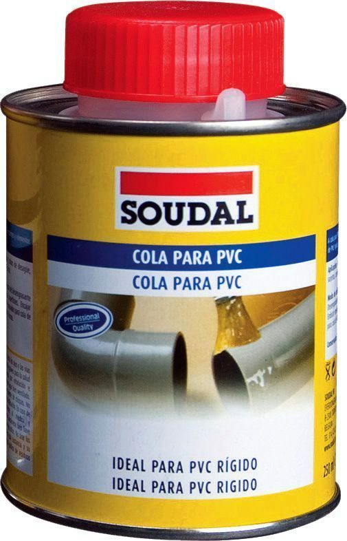ADHESIVO SOUDAL PARA PVC CON PINCEL 250ML