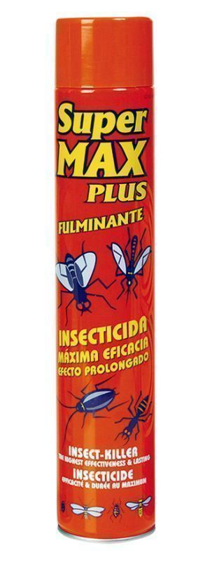 INSECTICIDA FULMINANTE SUPER MAX 750 ML.