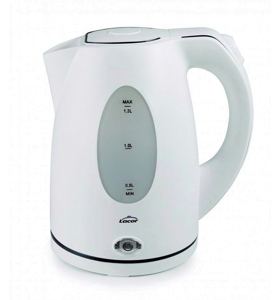 HERVIDOR DE AGUA LACOR BLANCO 1'3 LTS. 2200 W.