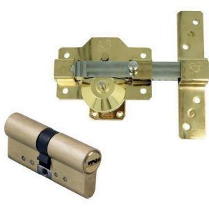 CERROJO AMIG ORO MODELO 1 PLUS + CILINDRO 3535