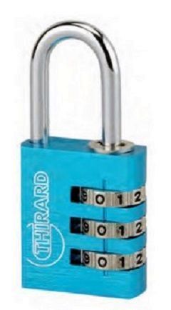 CANDADO COMBINACION AZUL 30MM. THIRARD