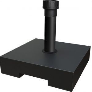 BASE SOMBRILLA MACIZA 30KGS. NEGRA