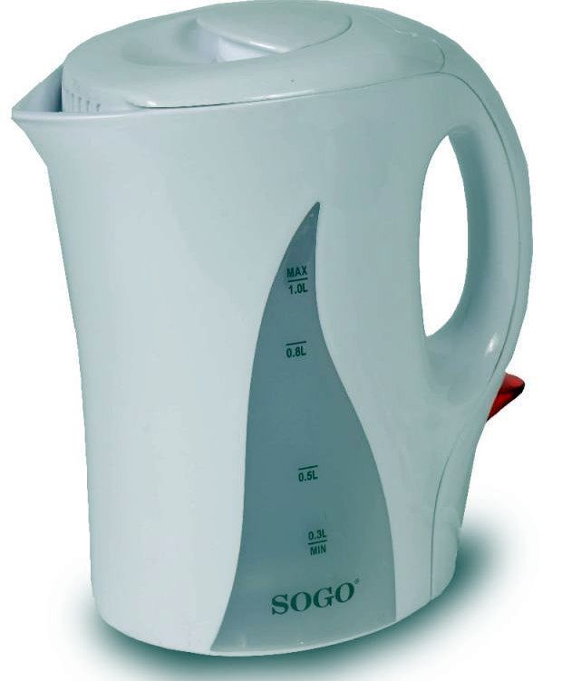HERVIDOR DE AGUA SOGO 1 LT. 1100 W.
