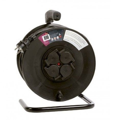 PROLONGADOR ELECTRICO C/TAPA  (3X1'5) R/25MTS. FAHER