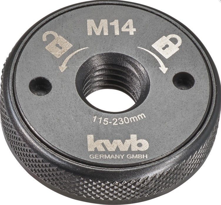 TUERCA RAPIDA M14 PARA AMOLADORA 115MM. KWB