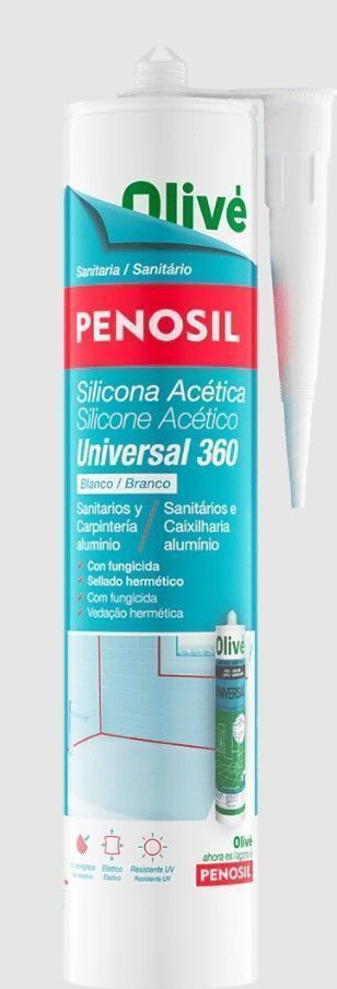SILICONA  ACIDA PENOSIL NEGRA 280ML.