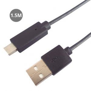 CABLE CARGADOR GSC USB TIPO C 2.0 1'5 MTS.