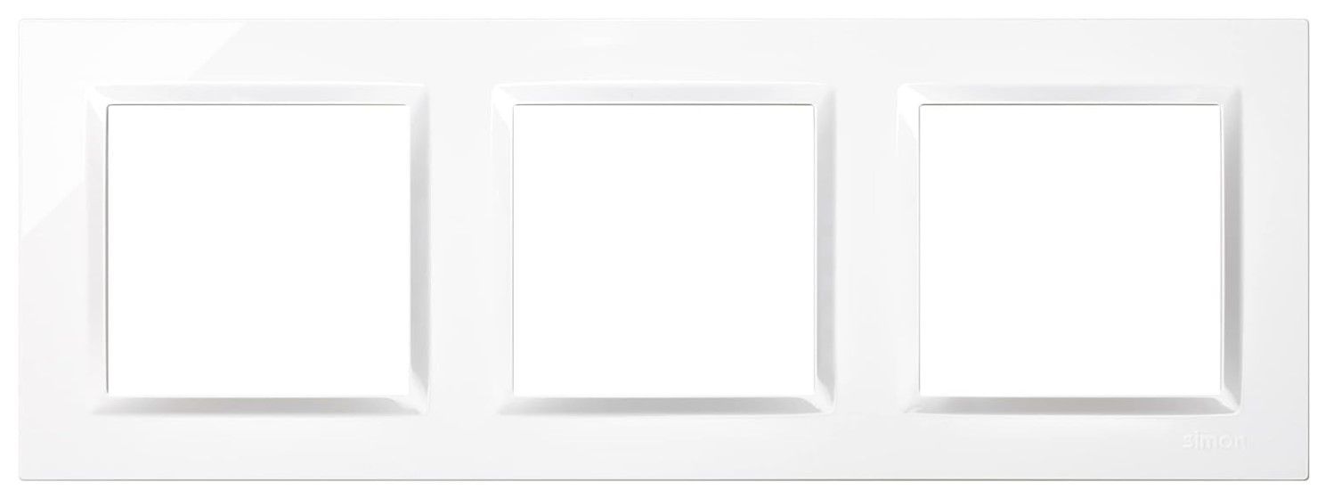 MARCO 3 ELEMENTOS SIMON 10 BLANCO 22'6X8'4X1'01 CMS.