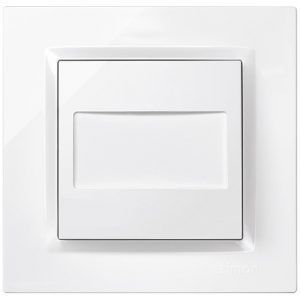 TAPA CIEGA SIMON 10 BLANCO 8'4X8'4X4'5 CMS.