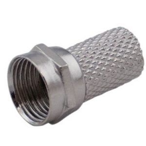 CONECTOR GSC ALUMINIO RG6 CABLE ANTENA