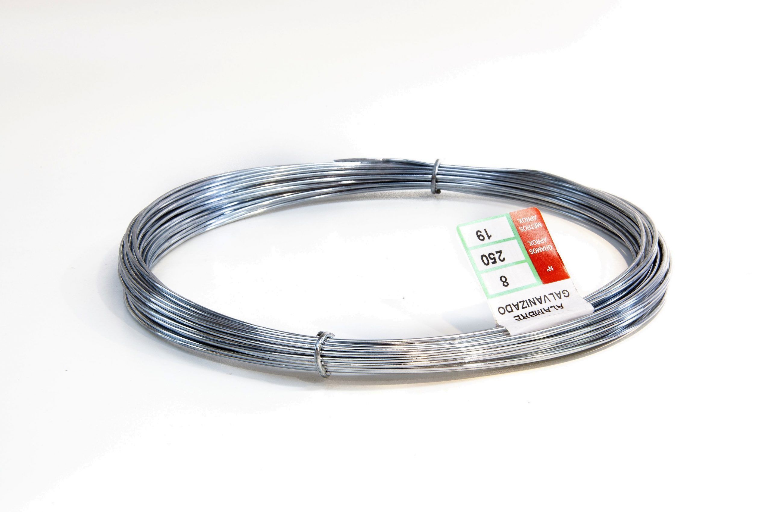 ROLLO ALAMBRE GALVANIZADO  250GR. N   6 BUARFE