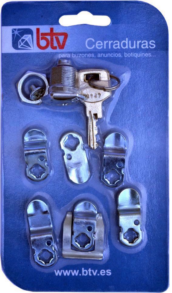 KIT CERRADURA BTV N1 CROMO