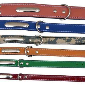 COLLAR CUERO DOBLE, 450 X 20 MM.