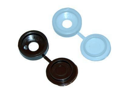EMBELLECEDOR PLASTICO TORNILLO BLANCO (BOLSA 100 UDS).
