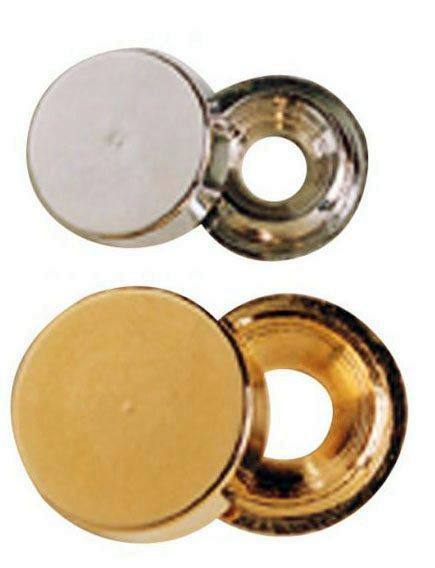 EMBELLECEDOR TORNILLO LISO LATONADO 14MM. (100U)