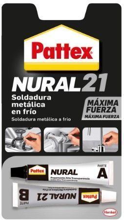 PEGAMENTO PATTEX NURAL 21 22ML SOLDADURA EN FRIO