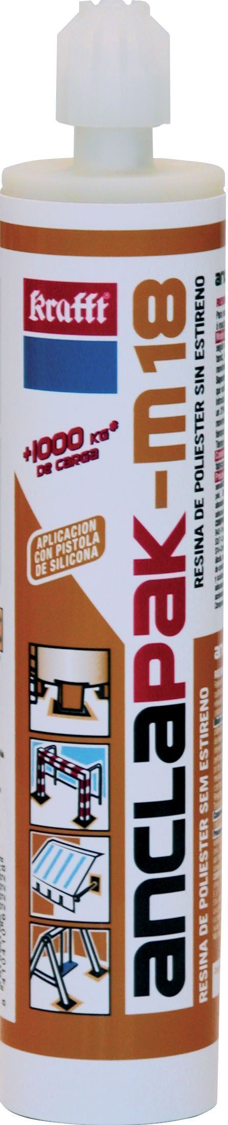 TACO QUIMICO KRAFFT ANCLAPAK M18 280 ML