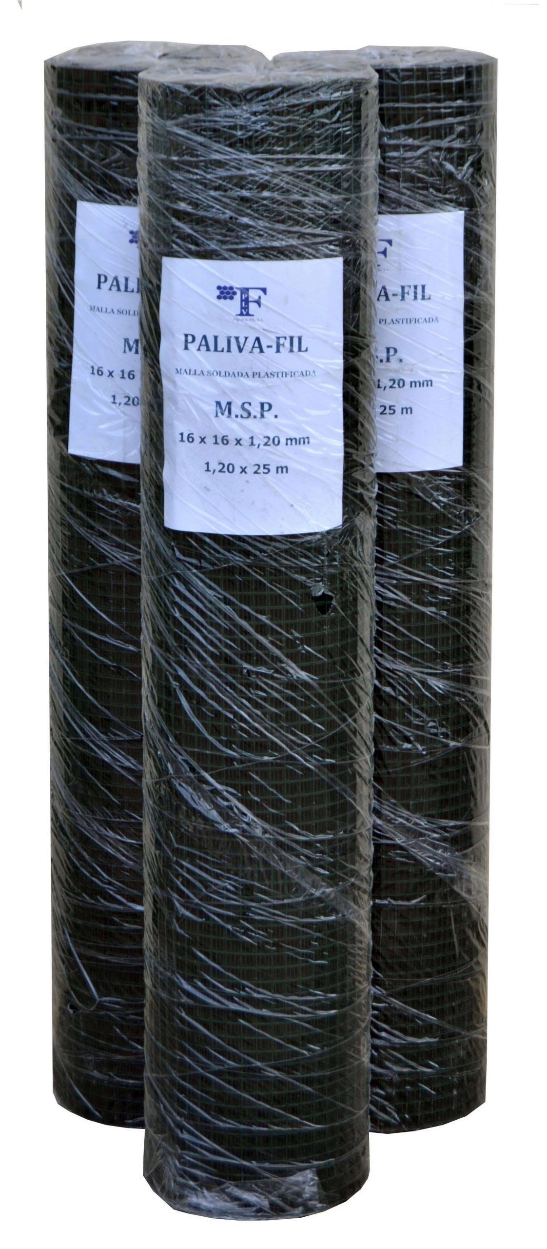 MALLA PLASTIFICADA V.16X161,2X120 (ROLLO 25MTS.)