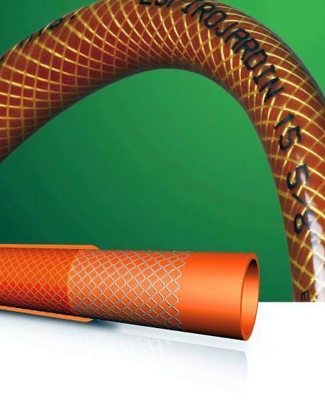 MANGUERA ROJA ESPIROJARDIN 15MM. ROLLO 50MTS