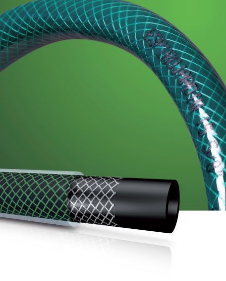 MANGUERA VERDE FLEXIJARDIN 15MM. ROLLO 25MTS