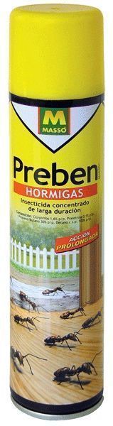 INSECTICIDA MASSO PREBEN HORMIGAS 300ML.