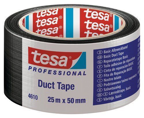 CINTA AMERICANA TESA NEGRA 50MM (ROLLO 25MTS)
