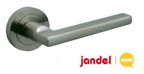 MANIVELA EQR200 NIQUELADA MATE ROSETA JANDEL